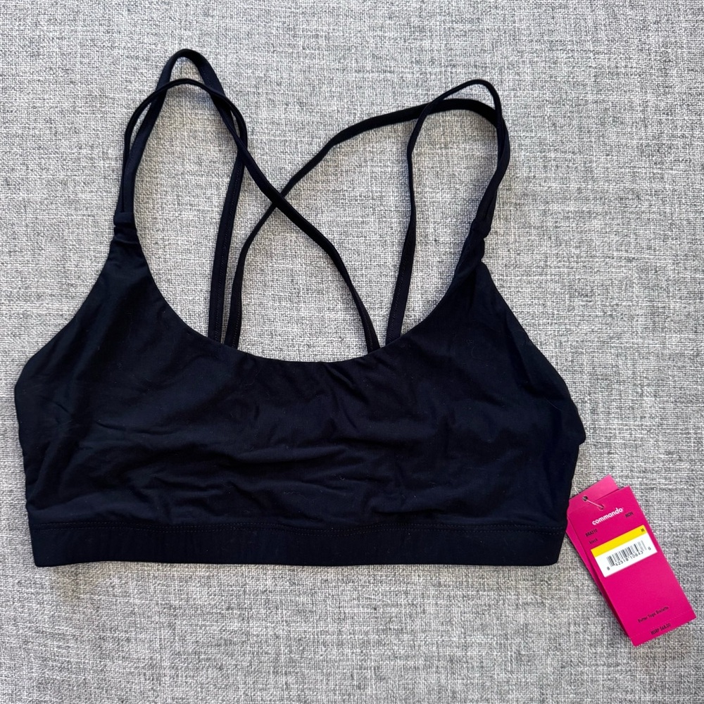 Commando Butter Strappy Bralette Size M NWT